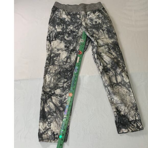 Cabi Gray Marble Tie Dye Pants Poplin Pull-on Yoga Waist Women's Size Small - Picture 8 of 11